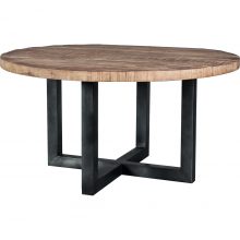 Trendhopper Eettafel Santa Cruz 130cm zwart