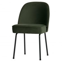 BePureHome Eetkamerstoel Vogue fluweel onyx groen