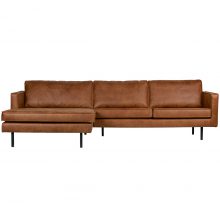 BePureHome Chaise Longue Rodeo links Cognac