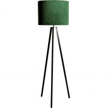 Trendhopper Vloerlamp Lino incl. kap &#2013265944;40/h30 velvet Deep Forest Green