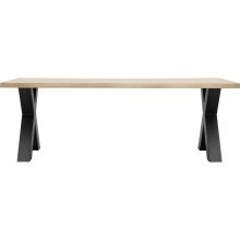 Trendhopper Eettafel Darby met metalen X-poot