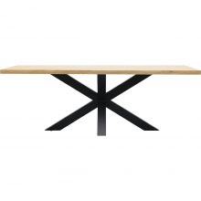 Trendhopper Eettafel Aspen met metalen matrixpoot