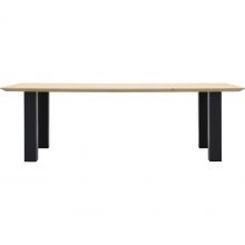 Trendhopper Eettafel Conroe met 4 metalen poten