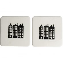 Gusta Onderzetters House set van 2