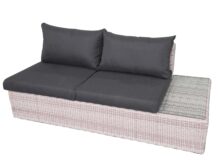 Fonteyn | Loungebank 2-zits Links Salou | Halfmoon Light Grey