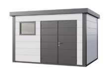 Telluria | Tuinhuis Eleganto 3930 PLUS | Wit-Antraciet