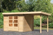 Woodfeeling | Tuinhuis Bastrup 3 met Overkapping 2,0