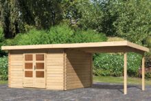 Woodfeeling | Tuinhuis Bastrup 7 met Overkapping 3,0