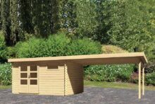 Woodfeeling | Tuinhuis Bastrup 8 met Overkapping 4,0