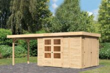 Woodfeeling | Tuinhuis Retola 4 met Overkapping 2,8 en Opslagruimte