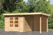 Woodfeeling | Tuinhuis Bastrup 3 met Overkapping 2,0 en Achterwand