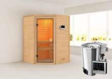 Woodfeeling | Sauna Antonia | Biokachel 3,6 kW Externe Bediening