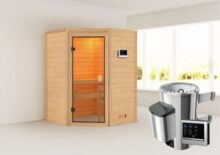 Woodfeeling | Sauna Antonia | Kachel 3,6 kW Externe Bediening