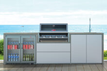 Beefeater | Buitenkeuken Element Harmony 4 Brander | Double Fridge, Sink & Tap Pack Modules c/w 1600S Series BBQ & Fridge