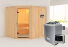 Woodfeeling | Sauna Bodo | Kachel 4,5 kW Externe Bediening