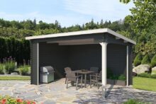 Outdoor Life Products | Overkapping Ragnar 425 x 300 | Gecoat | Carbon Grey-Wit