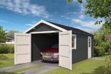 Outdoor Life Products | Garage Dillon 300 x 540 | Gecoat | Carbon Grey-Wit