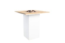 Cosi | Bartafel Cosiloft 100 | White Frame | Teak Top