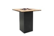 Cosi | Bartafel Cosiloft 100 | Black Frame | Teak Top