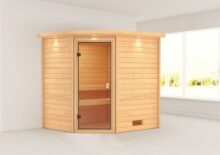 Woodfeeling | Sauna Elea met Dakkraag