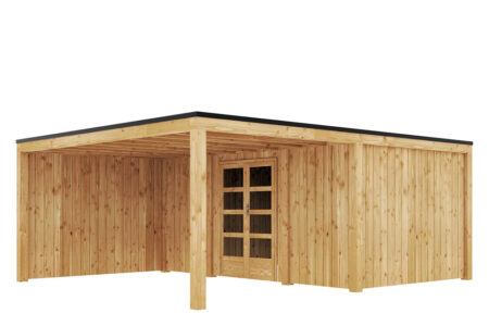 Duxwood | Tuinhuis Garden Design 140 | 500 x 300 cm met Luifel 300 cm | Vuren