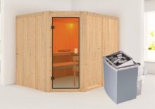 Woodfeeling | Sauna Horna | Kachel 9 kW Geïntegreerde Bediening