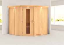 Karibu | Sauna Jarin met Dakkraag | Deur Energiesparend