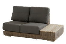 4 Seasons Outdoor | Loungebank Kingston 2-zits Links | Pure-Teak