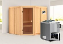 Woodfeeling | Sauna Kotka | Biokachel 9 kW Externe Bediening