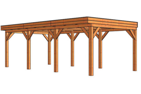 Trendhout | Buitenverblijf Mensa | 7400 x 4000 x 2600 mm