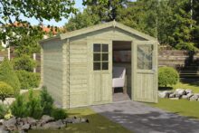 Outdoor Life Products | Tuinhuis Norah 275 x 230 | Geïmpregneerd | Olijfgroen