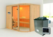 Karibu | Sauna Parima 4 | Kachel 9 kW Externe Bediening