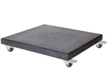 Platinum | Parasolvoet Modena XL Graniet met Wielen | 90 kg