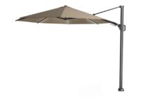 Platinum | Zweefparasol Challenger T² Glow Ø350 cm | Taupe