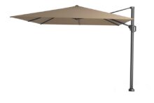 Platinum | Zweefparasol Challenger T¹ 300 x 300 cm | Taupe