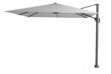 Platinum | Zweefparasol Challenger T¹ 300 x 300 cm | Lichtgrijs