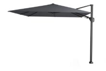 Platinum | Zweefparasol Challenger T² 300 x 300 cm | Antraciet