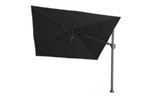 Platinum | Zweefparasol Challenger T² 300 x 300 cm | Zwart