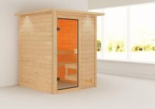 Woodfeeling | Sauna Sandra met Dakkraag