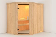 Karibu | Sauna Carin | Deur Helderglas