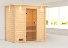 Woodfeeling | Sauna Selena met Dakkraag