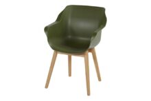 Hartman | Tuinstoel Sophie met Armleuningen Teak | Moss Green