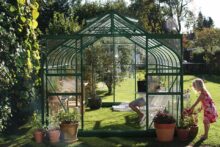 Royal Well | Tuinkas Supreme 148 | Veiligheidsglas 3 mm | Groen