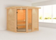 Woodfeeling | Sauna Tabea met Dakkraag