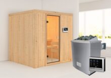 Woodfeeling | Sauna Tromsö | Kachel 4,5 kW Externe Bediening