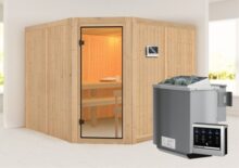 Woodfeeling | Sauna Ystad | Biokachel 9 kW Externe Bediening