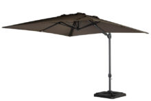 Exotan | Zweefparasol Roma 300 x 300 cm | Dark Brown