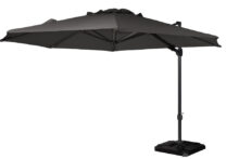 Exotan | Zweefparasol Roma Ø350 cm | Antracite